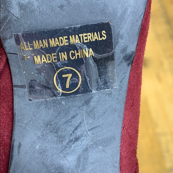 Burgundy booties - Picture 6 of 8